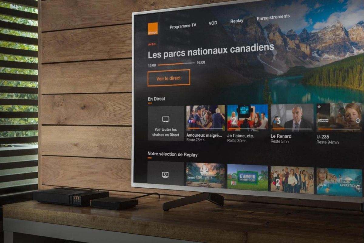 La TV d'Orange n'est pas disponible sur Apple TV en France.